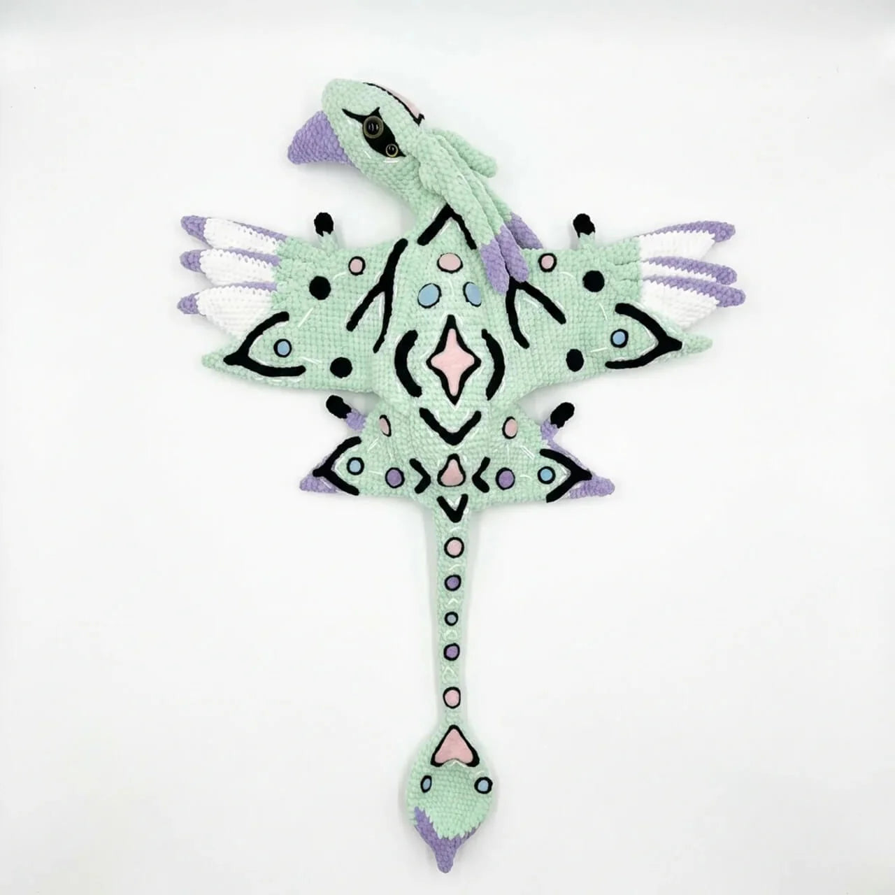 Bring Home the Magic of Pandora with Crochet Ikran Plushies. Unique, Hand-Made, and full of Character.