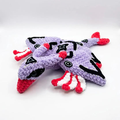 Bring Home the Magic of Pandora with Crochet Ikran Plushies. Unique, Hand-Made, and full of Character.